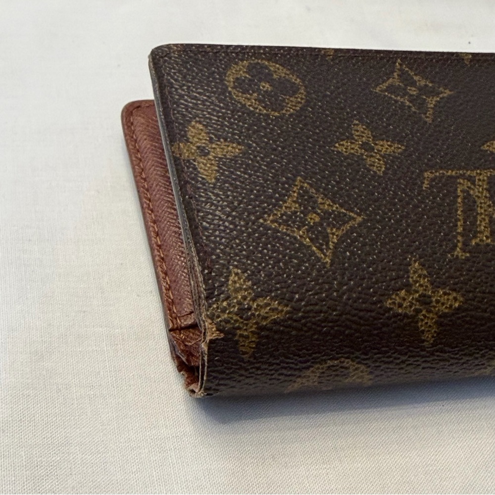 Louis Vuitton Monogram Porte Monnaie Vieille Small Wallet Coin Purse Vintage - Picture 4 of 10